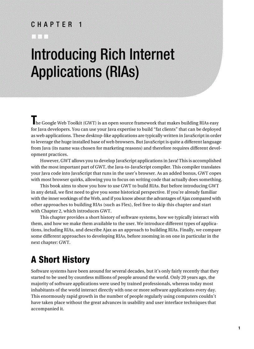 image for page Beginning Google Web Toolkit From Novice to Professional