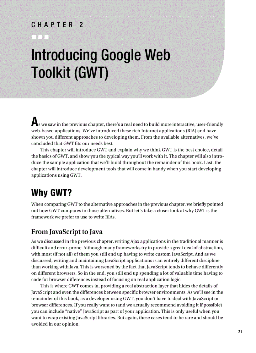image for page Beginning Google Web Toolkit From Novice to Professional