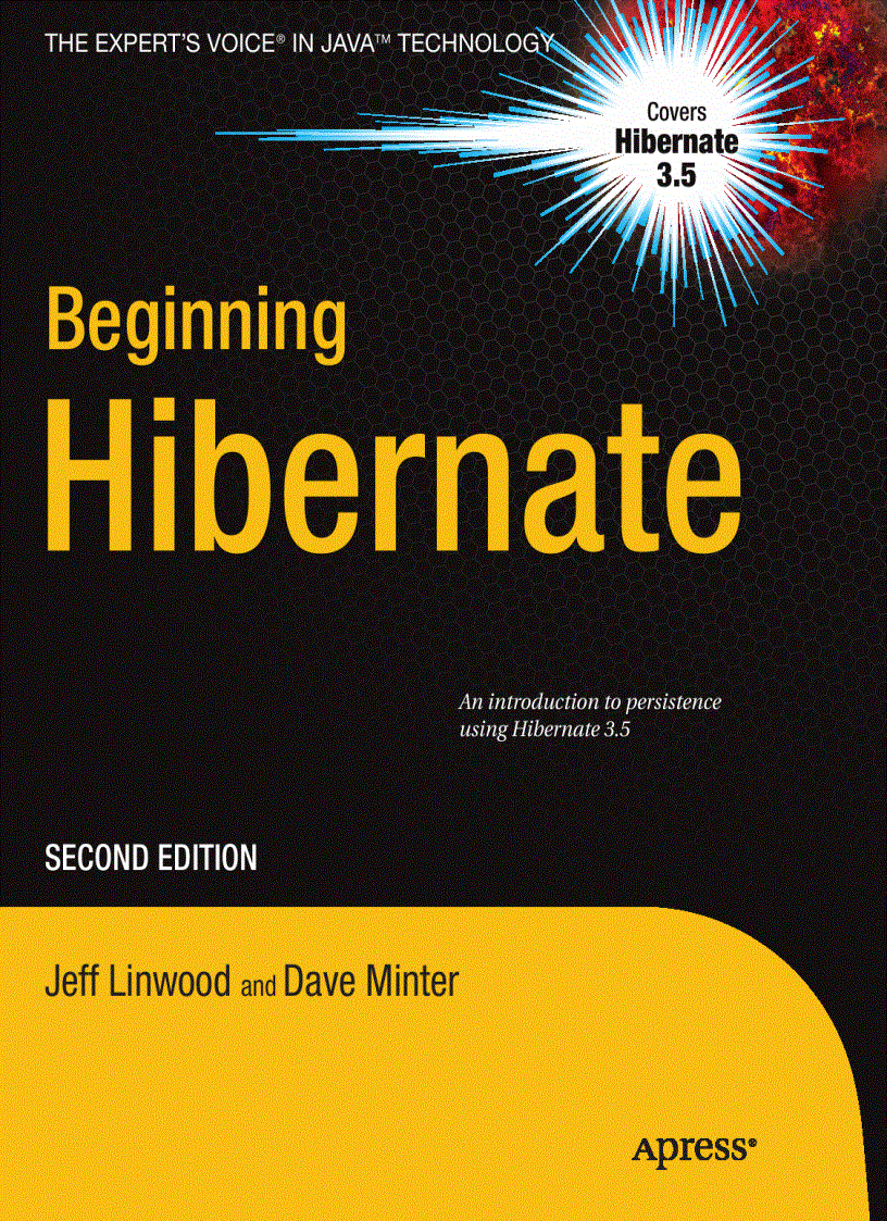 image for page Beginning Hibernate