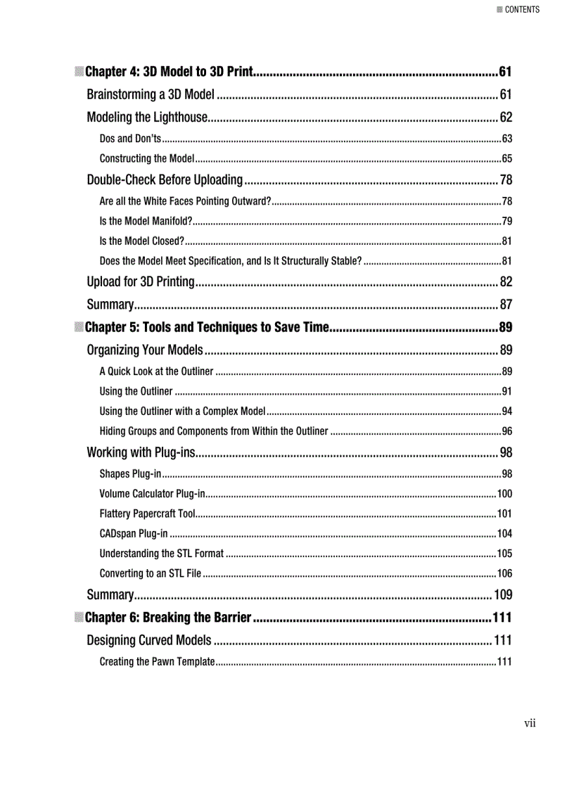 image for page Beginning Google SketchUp for 3D Printing