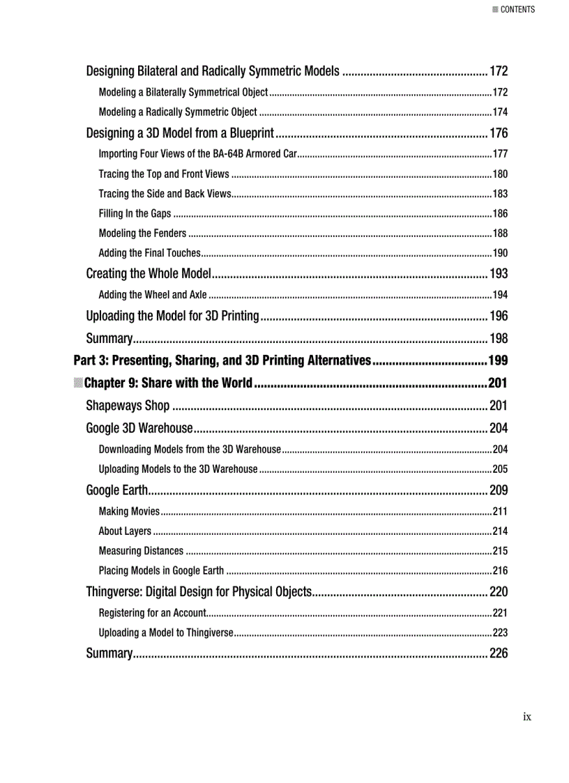 image for page Beginning Google SketchUp for 3D Printing