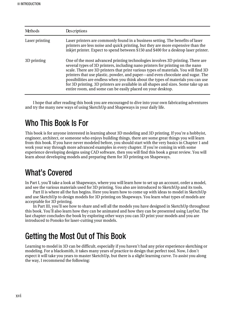 image for page Beginning Google SketchUp for 3D Printing