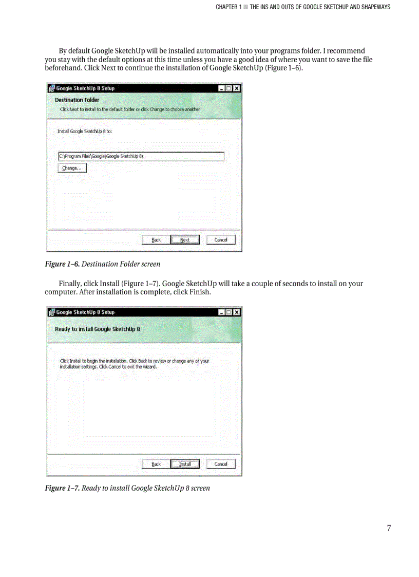 image for page Beginning Google SketchUp for 3D Printing