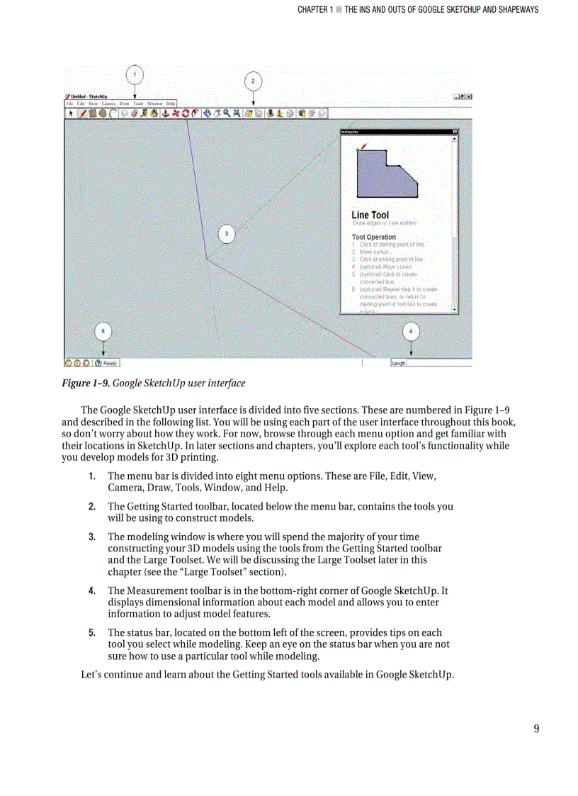 image for page Beginning Google SketchUp for 3D Printing