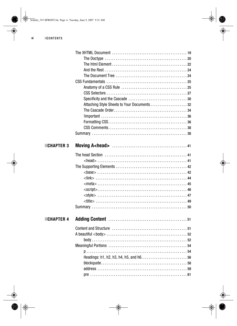 image for page Beginning HTML with CSS and XHTML Modern Guide and Reference