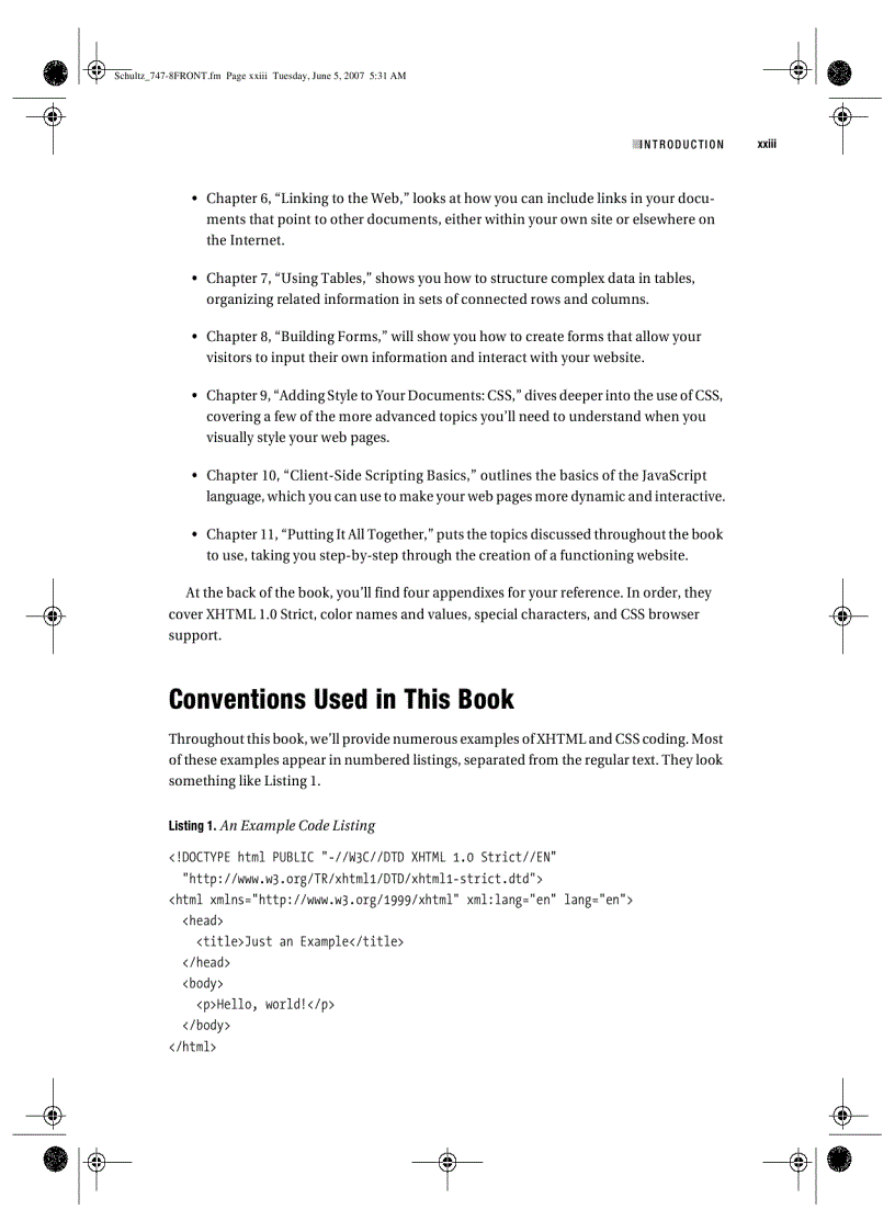 image for page Beginning HTML with CSS and XHTML Modern Guide and Reference
