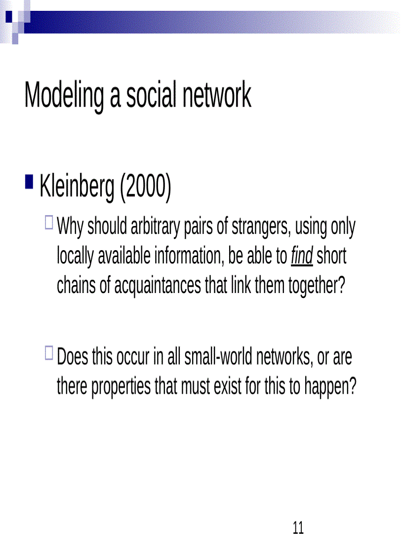 image for page The Small World Phenomenon An Algorithmic Perspective