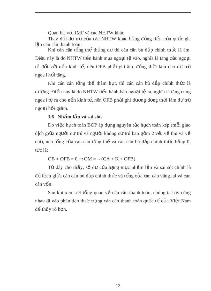 image for page Thực trạng Giải pháp phân tích Cán cân thanh toán quốc tế ở Việt Nam hiện nay