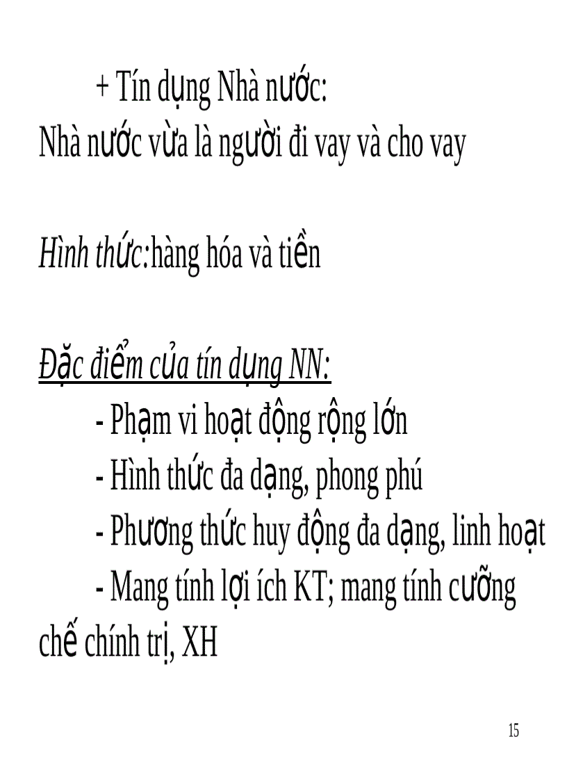 image for page Những vấn đề cơ bản về tín dụng