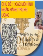 Nêu mối quan hệ giữa các loại lãi suất 1