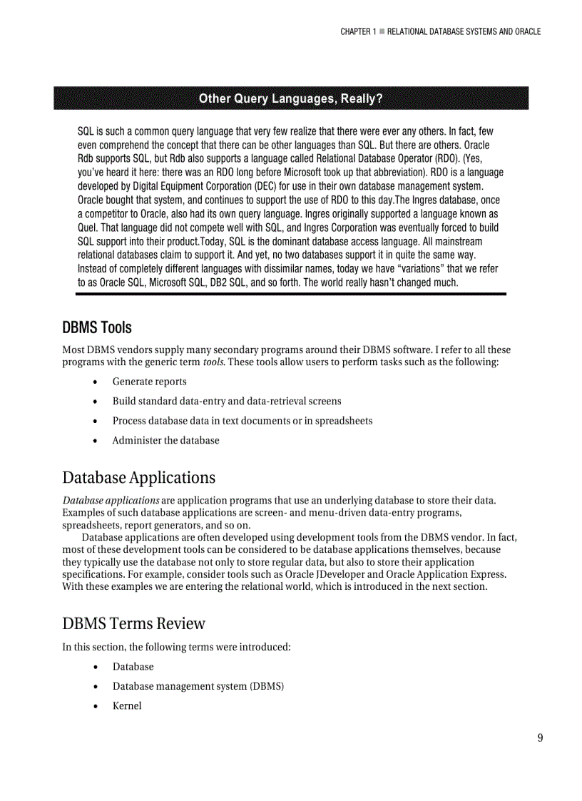 image for page Beginning Oracle SQL