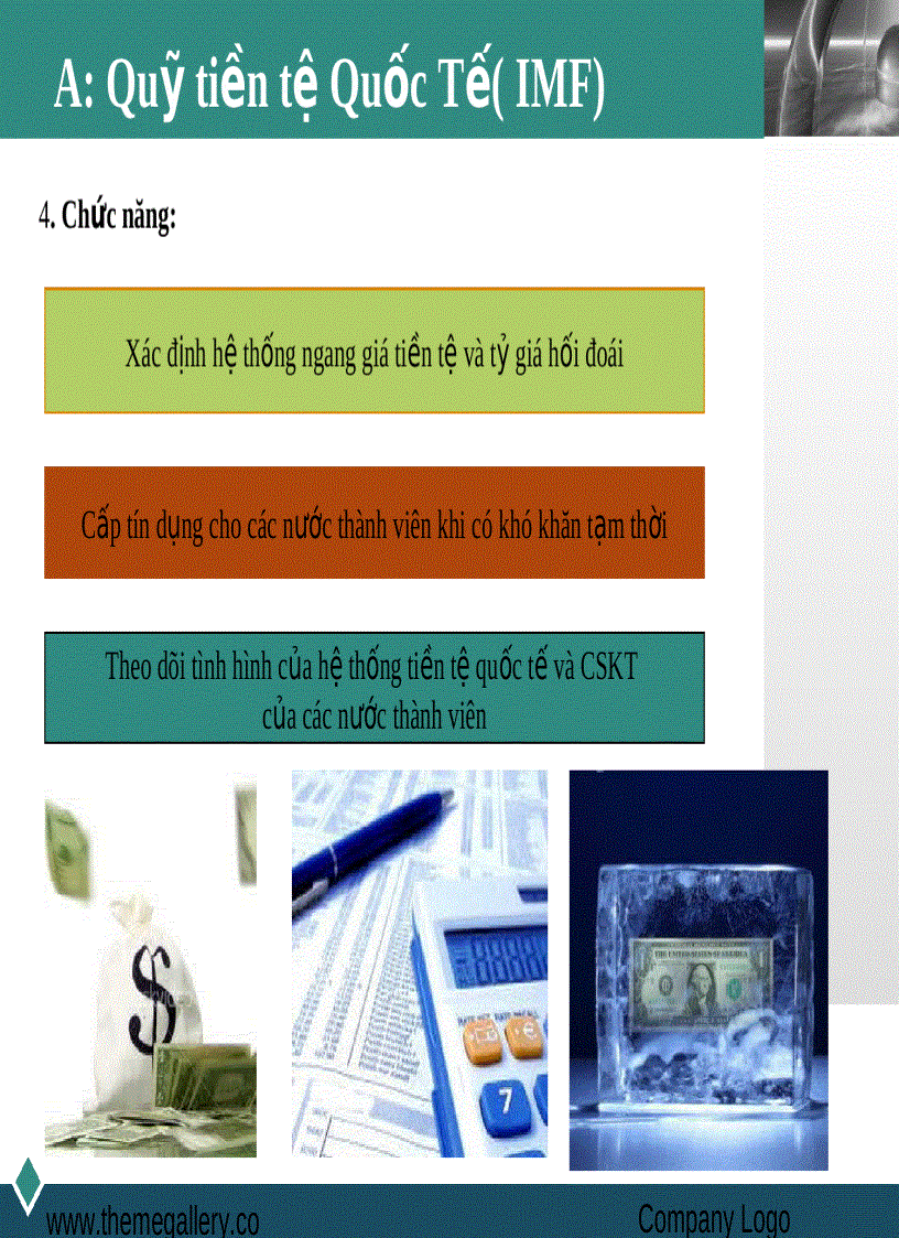 image for page Các tổ chức tài chính tín dụng Quốc Tế