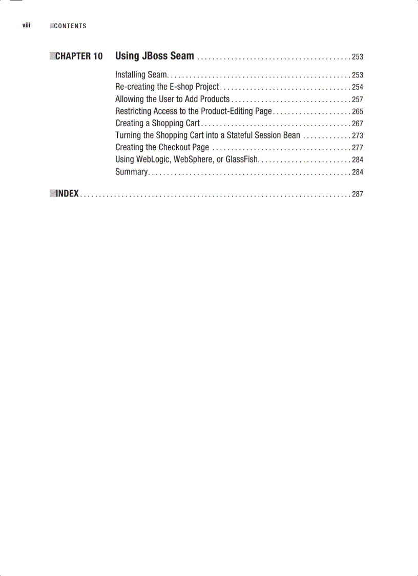 image for page Beginning JSF 2 APIs and JBoss Seam