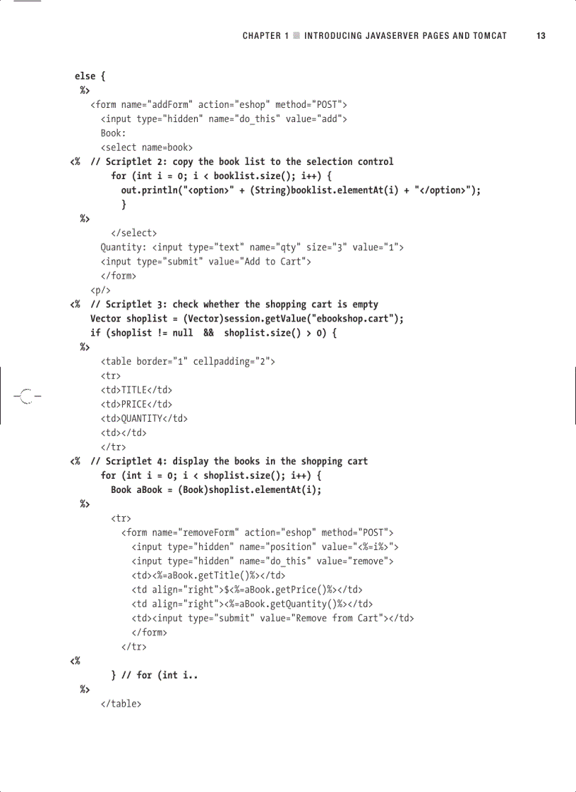 image for page Beginning JSP JSF and Tomcat Web Development From Novice to Professional