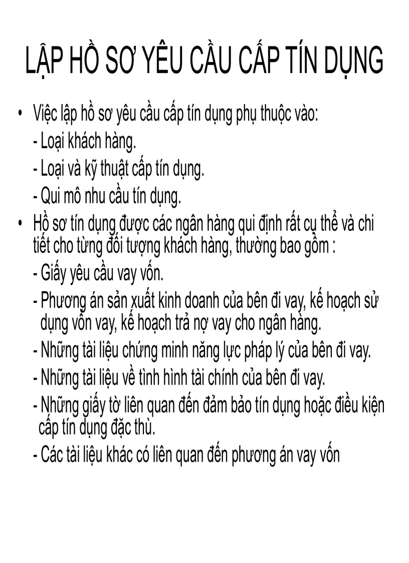image for page Tổng quan về tín dụng
