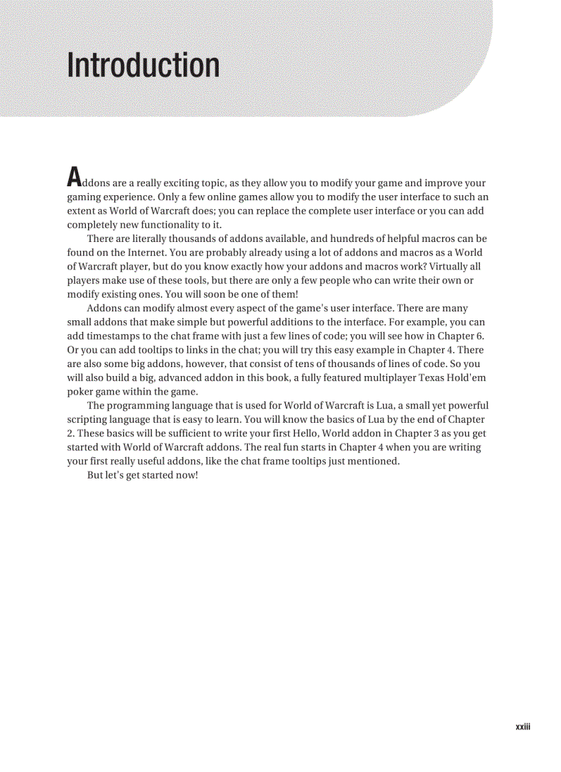 image for page Beginning Lua with World of Warcraft Addons