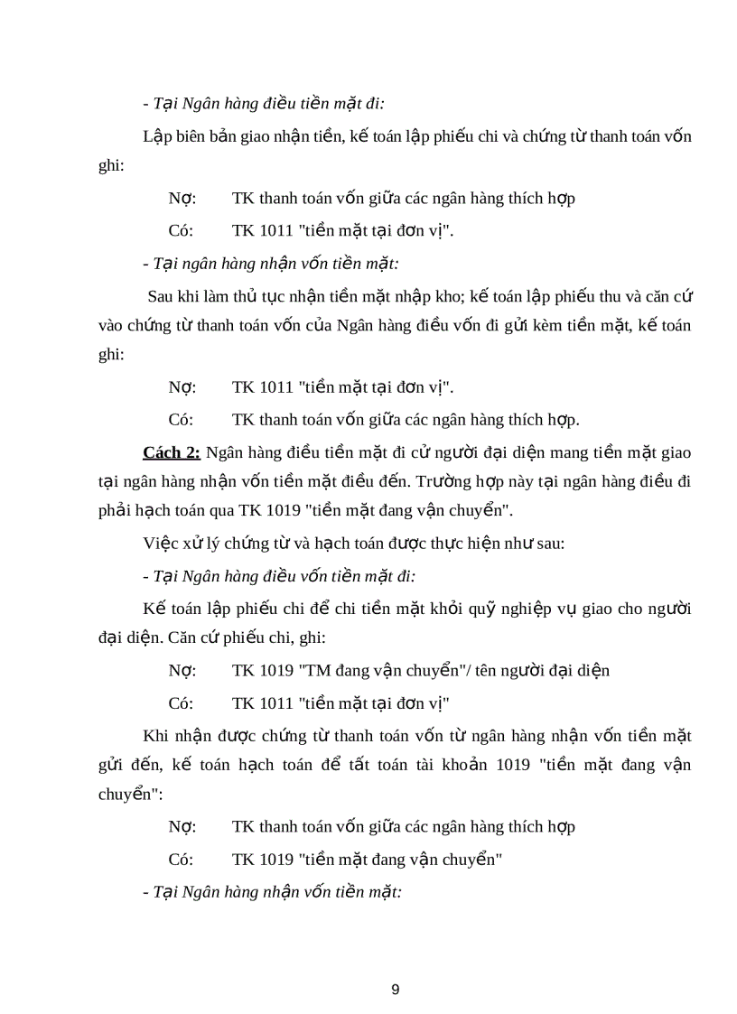 image for page Kế toán nghiệp vụ ngân quỹ và các hình thức thanh toán không dùng tiền mặt