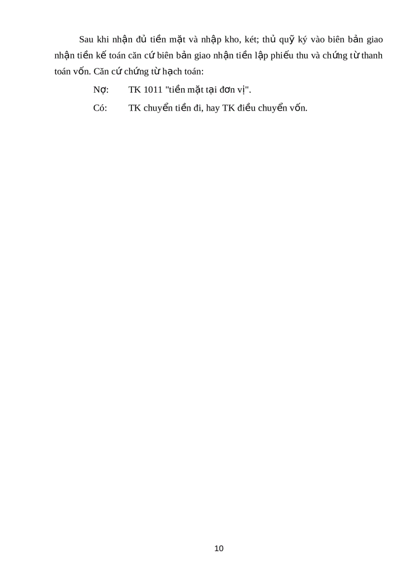 image for page Kế toán nghiệp vụ ngân quỹ và các hình thức thanh toán không dùng tiền mặt