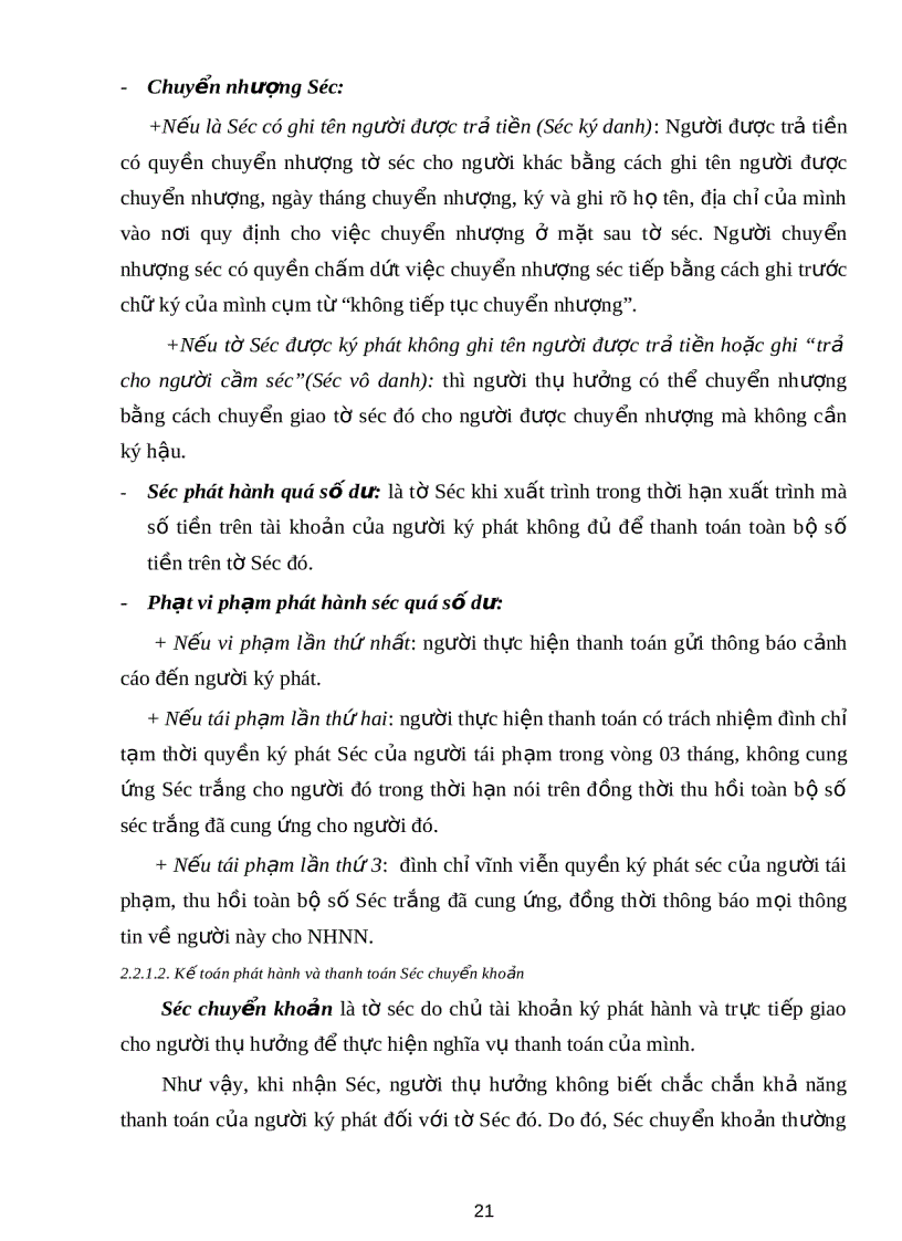 image for page Kế toán nghiệp vụ ngân quỹ và các hình thức thanh toán không dùng tiền mặt