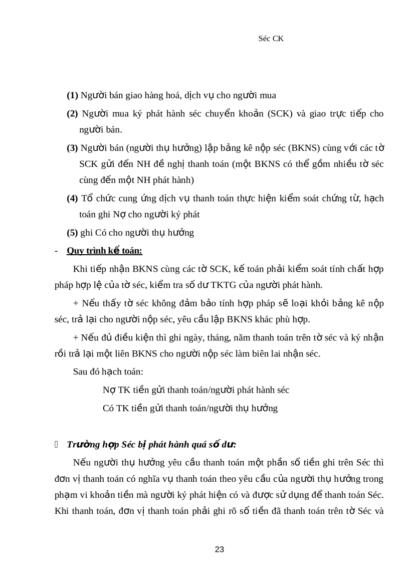 image for page Kế toán nghiệp vụ ngân quỹ và các hình thức thanh toán không dùng tiền mặt