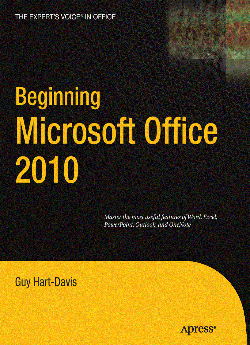 image for page Beginning Microsoft Office 2010