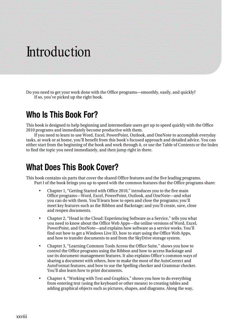 image for page Beginning Microsoft Office 2010