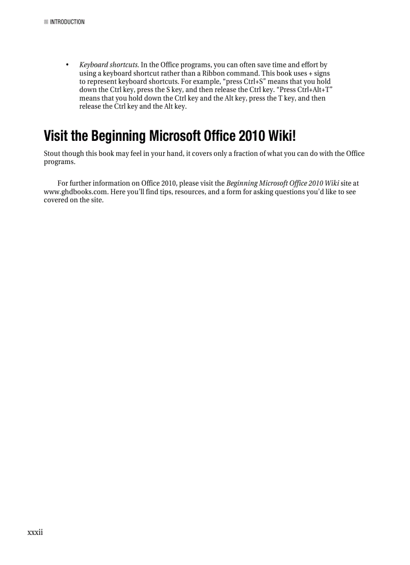 image for page Beginning Microsoft Office 2010