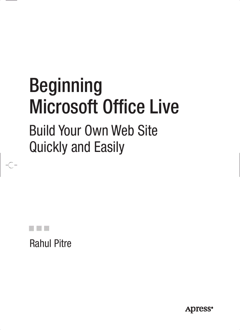 image for page Beginning Microsoft Office Live Build Your Own Web Site Quickly and Easily