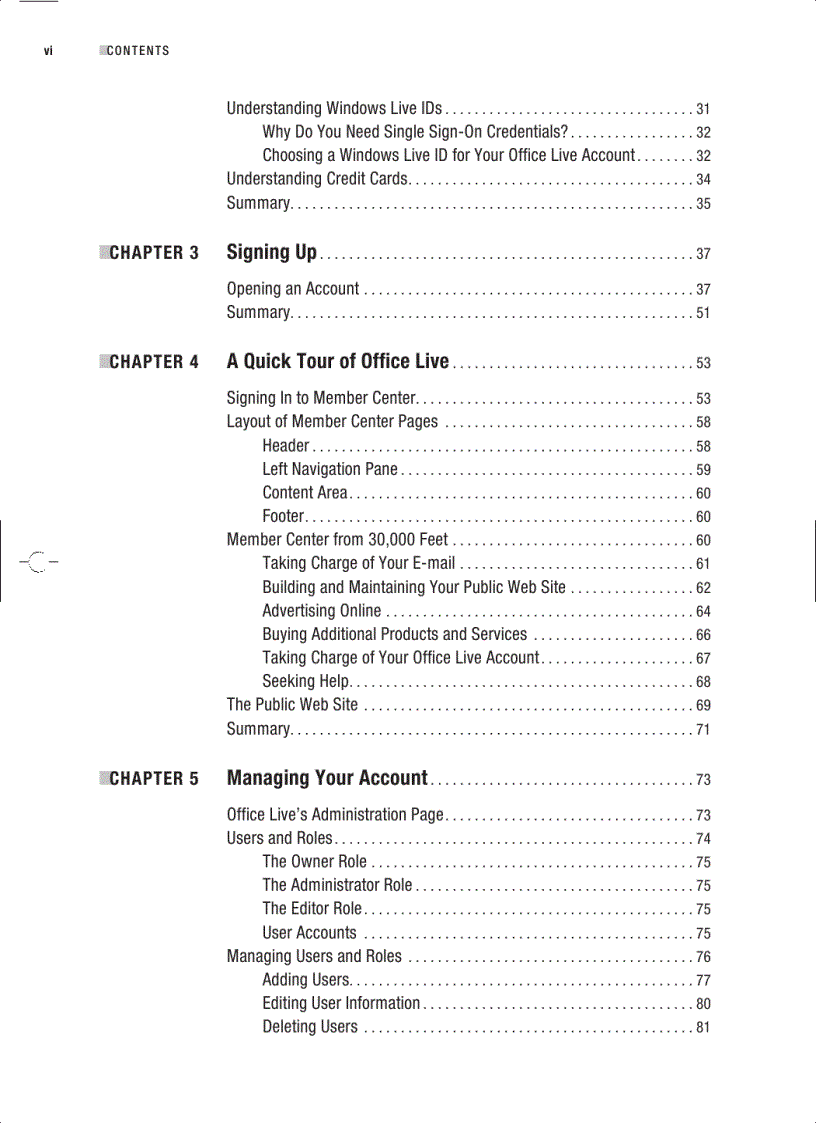 image for page Beginning Microsoft Office Live Build Your Own Web Site Quickly and Easily