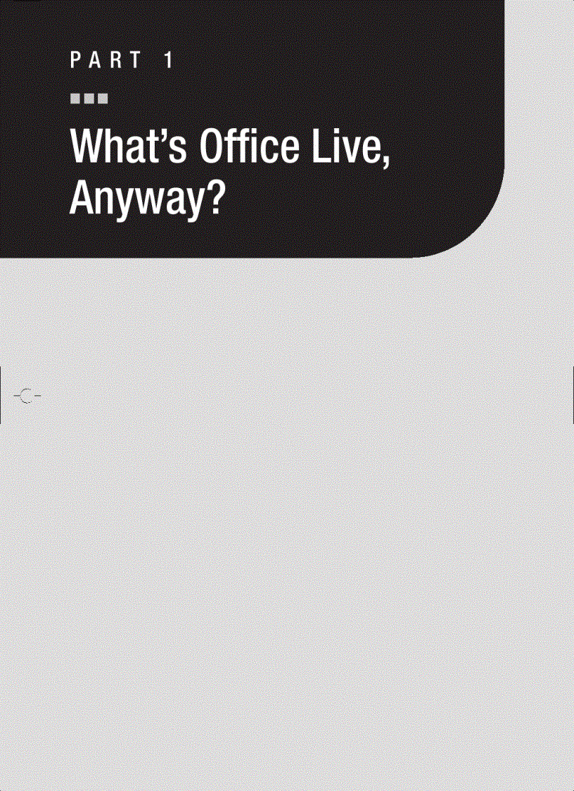 image for page Beginning Microsoft Office Live Build Your Own Web Site Quickly and Easily