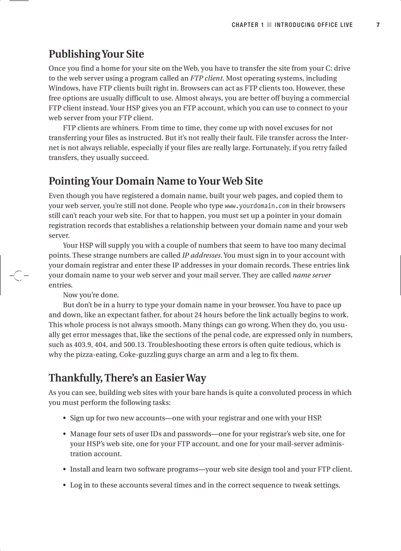 image for page Beginning Microsoft Office Live Build Your Own Web Site Quickly and Easily