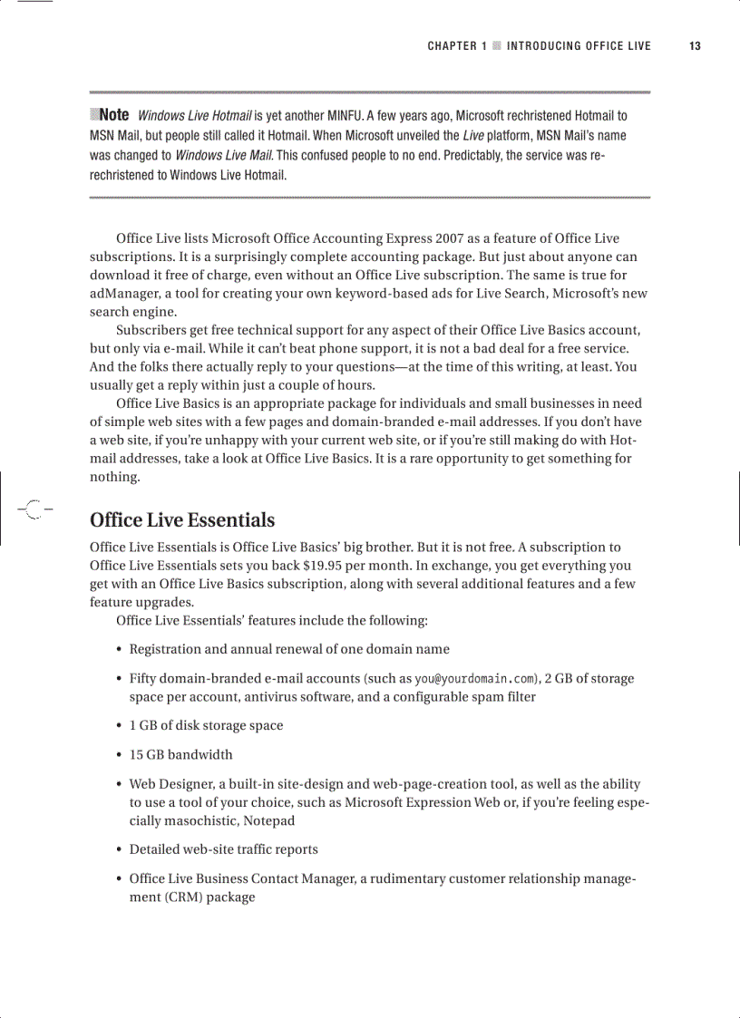 image for page Beginning Microsoft Office Live Build Your Own Web Site Quickly and Easily