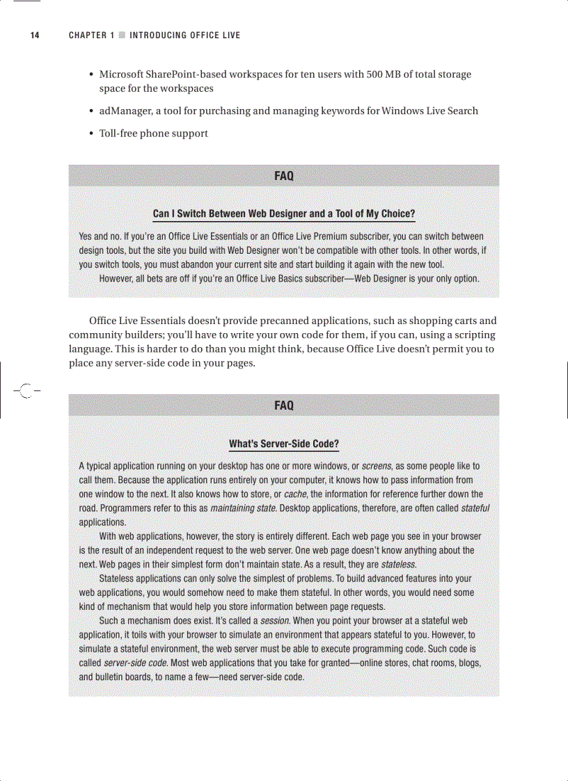 image for page Beginning Microsoft Office Live Build Your Own Web Site Quickly and Easily