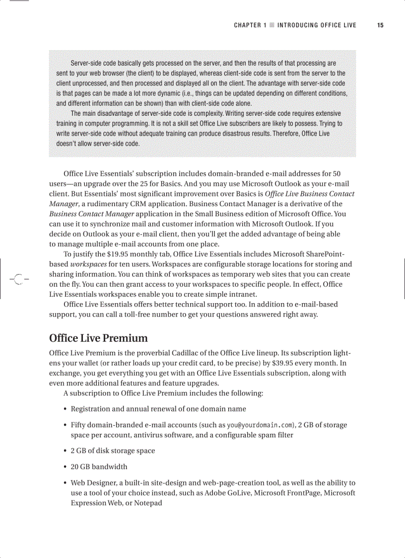 image for page Beginning Microsoft Office Live Build Your Own Web Site Quickly and Easily