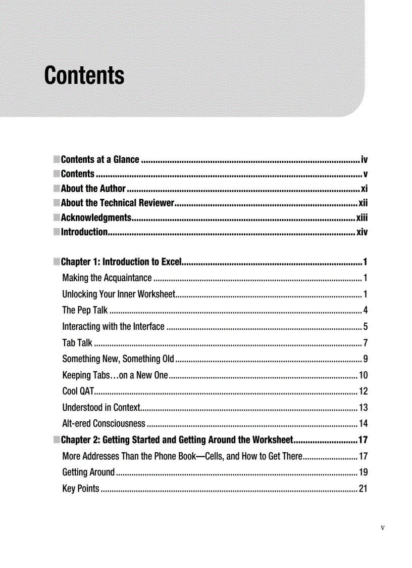 image for page Beginning Microsoft Excel 2010