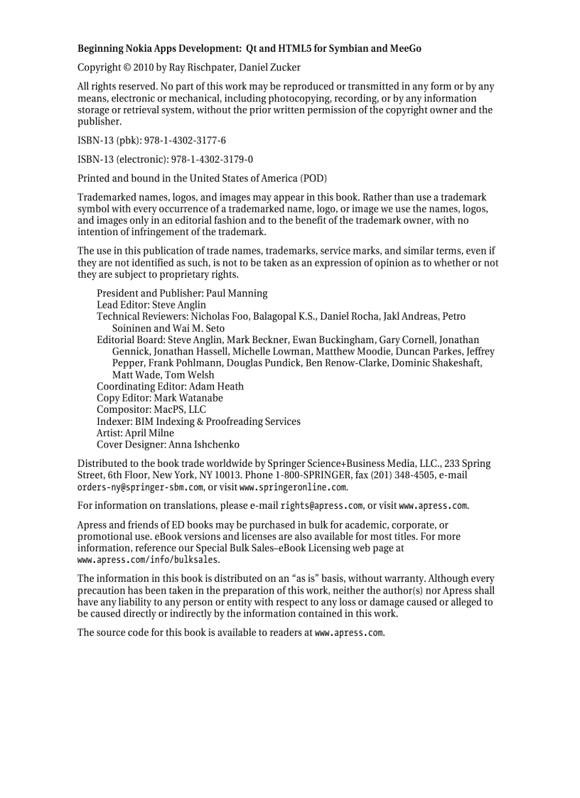 image for page Beginning Nokia Apps Development