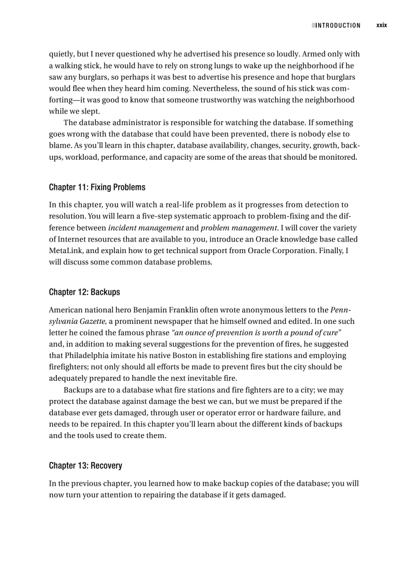 image for page Beginning Oracle Database 11g Administration From Novice to Professional