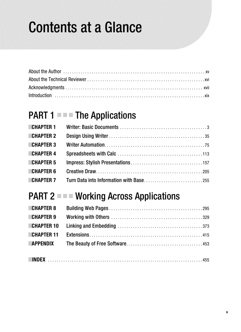 image for page Beginning OpenOffice 3 From Novice to Professional