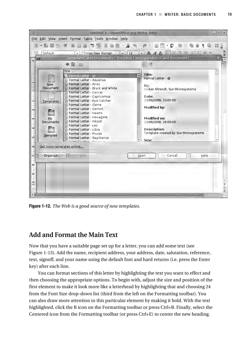image for page Beginning OpenOffice 3 From Novice to Professional