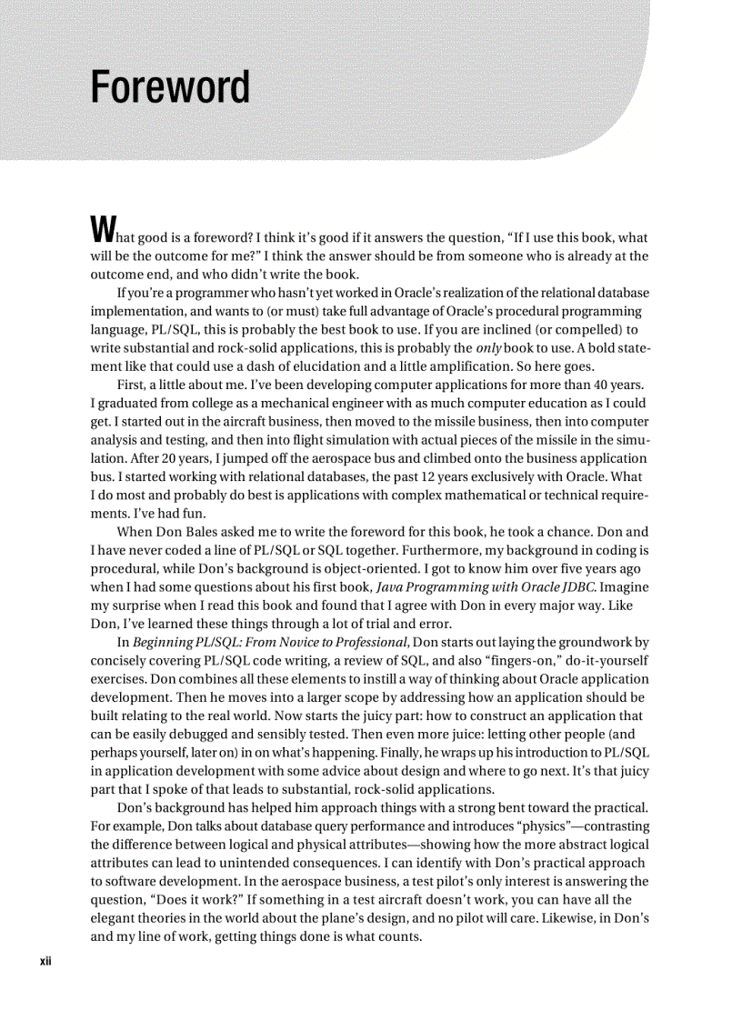 image for page Beginning PL SQL From Novice to Professional