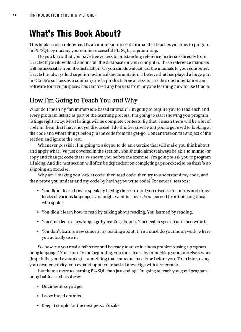 image for page Beginning PL SQL From Novice to Professional