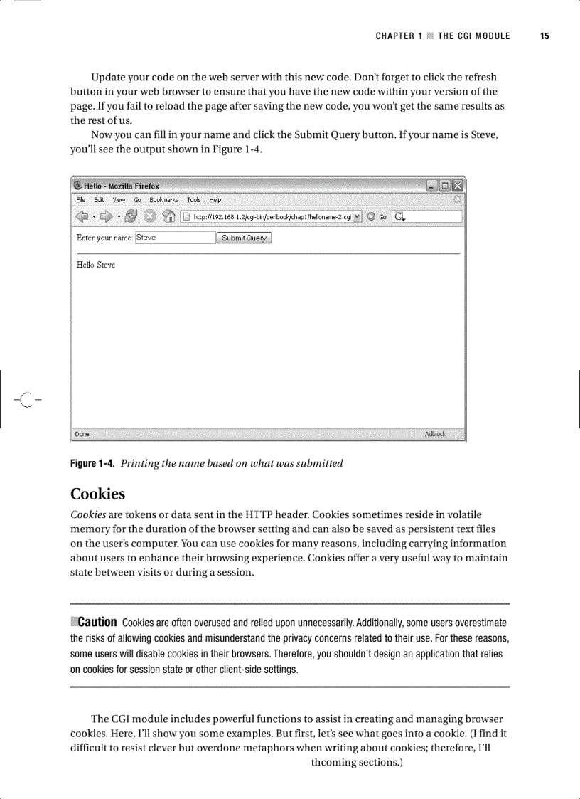 image for page Beginning Web Development with Perl From Novice to Professional