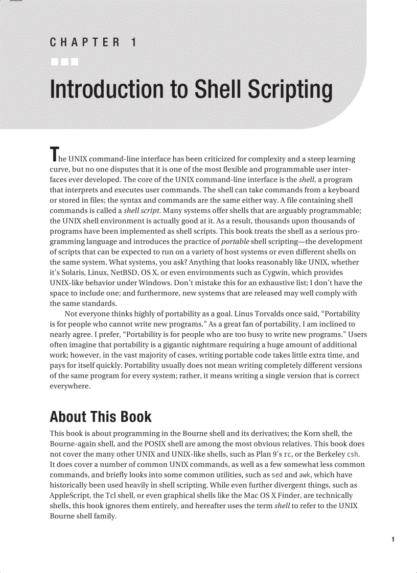 image for page Beginning Portable Shell Scripting From Novice to Professional