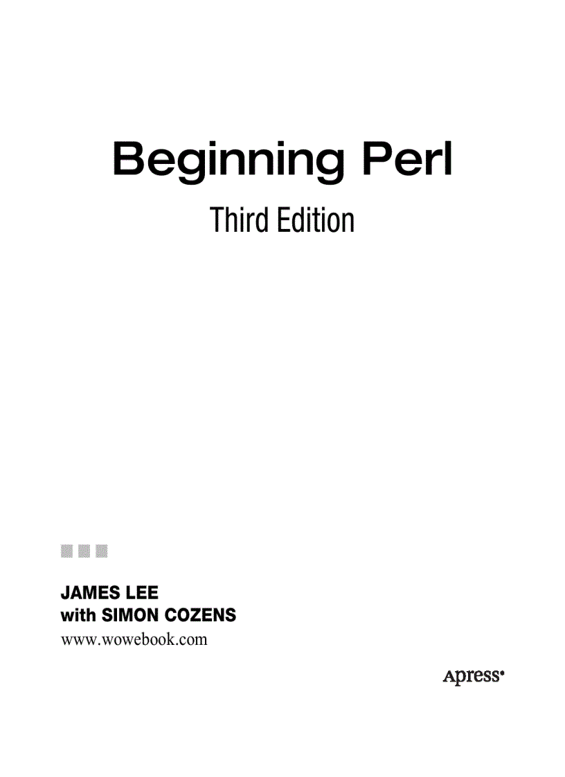 image for page Beginning Perl