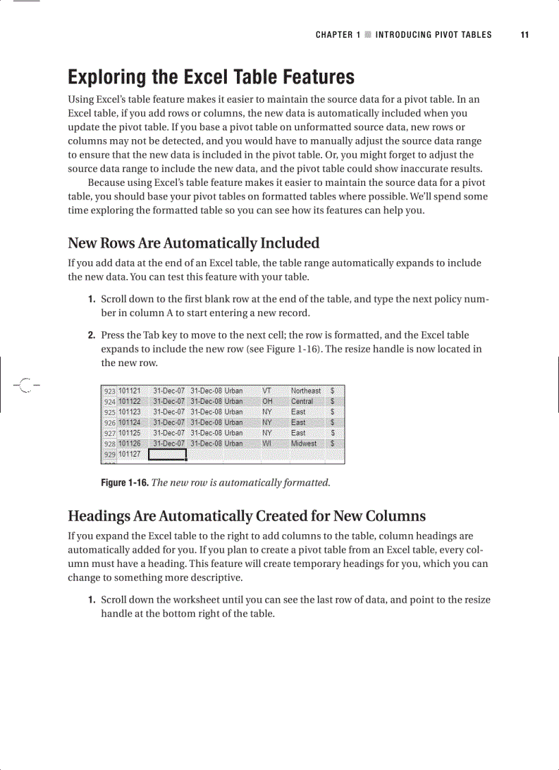 image for page Beginning Pivot Tables in Excel 2007