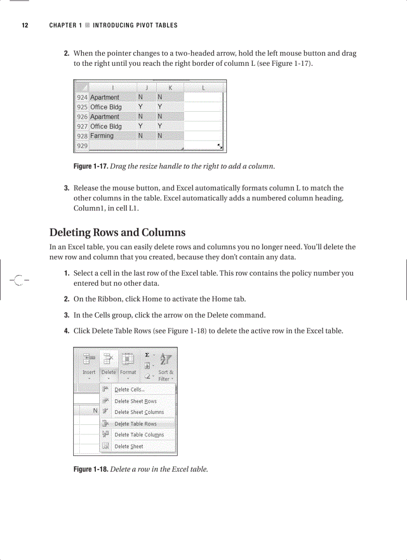 image for page Beginning Pivot Tables in Excel 2007