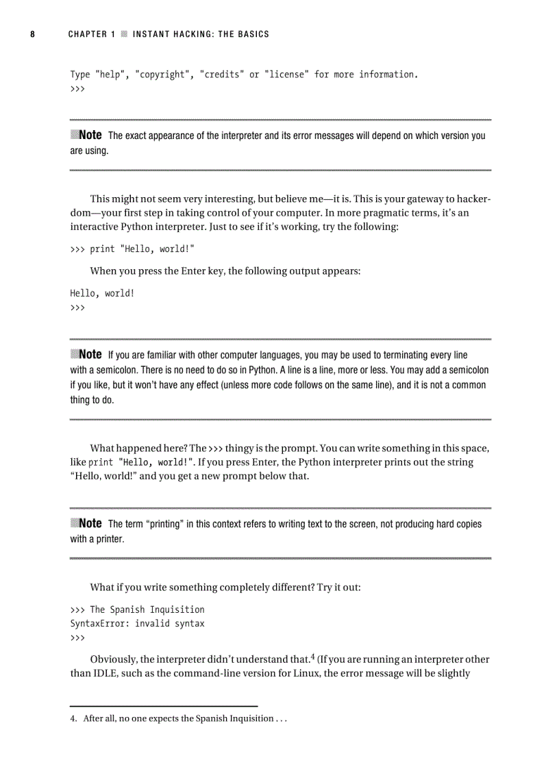 image for page Beginning Python From Novice to Professional