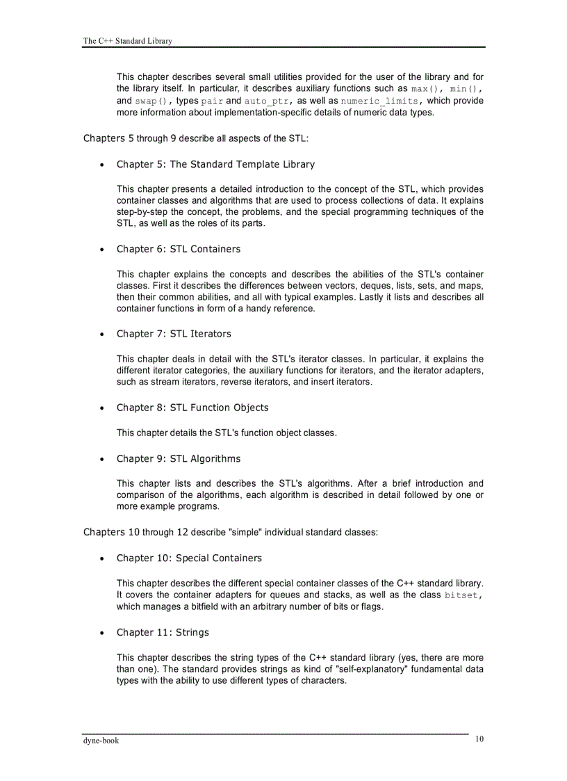 image for page Standard C library