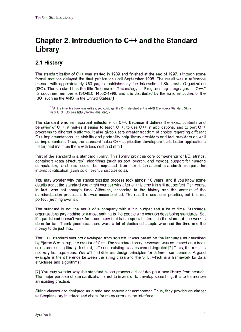 image for page Standard C library