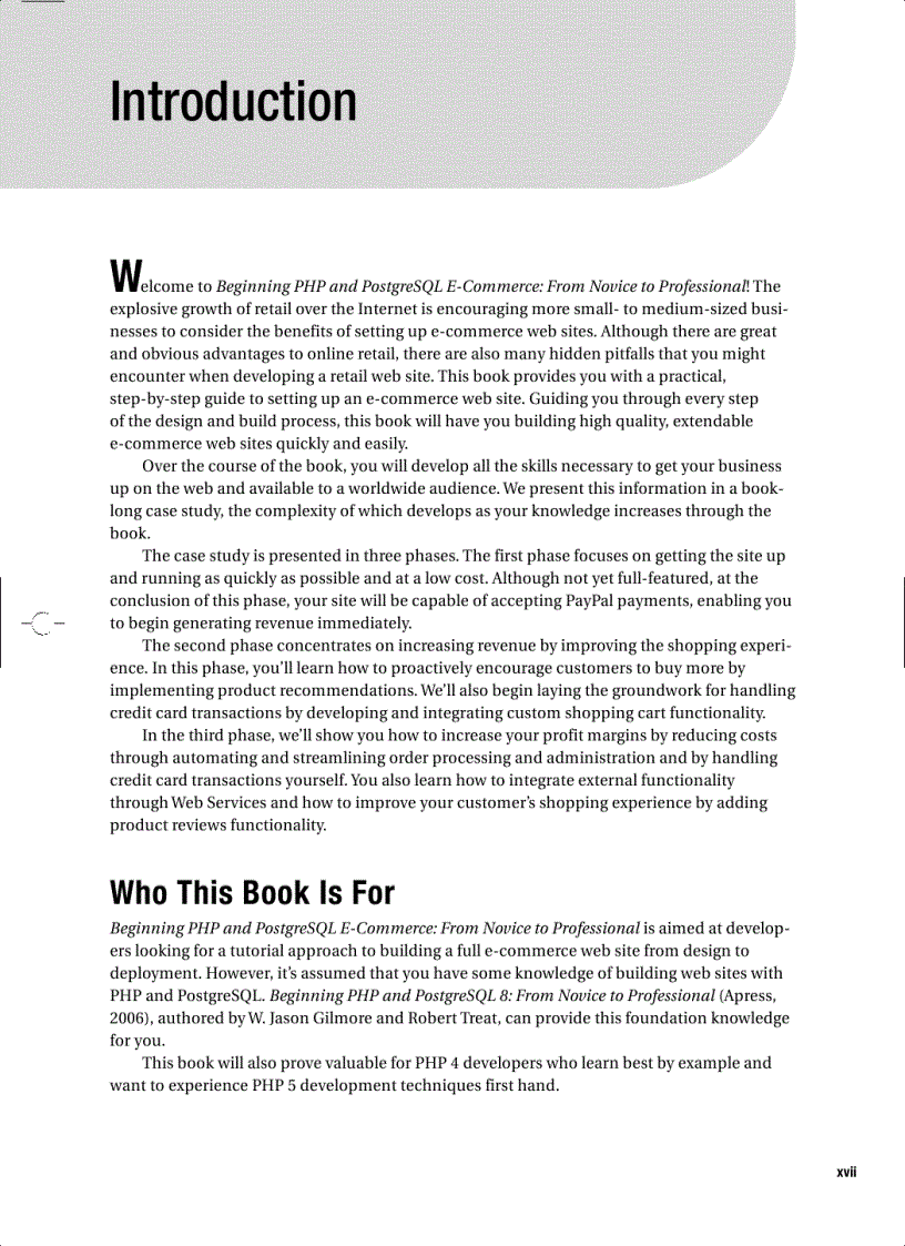 image for page Beginning PHP and PostgreSQL E Commerce From Novice to Professional